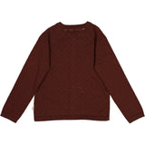 Wheat Main Knit Cardigan Maja Knitted Tops 2750 maroon