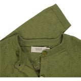 Wheat Main Knit Cardigan Maja Knitted Tops 4099 winter moss