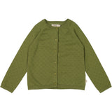 Wheat Main Knit Cardigan Maja Knitted Tops 4099 winter moss