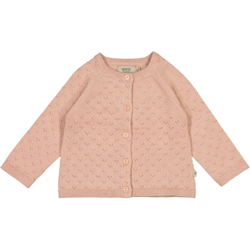 Wheat Main Knit Cardigan Maja Knitted Tops 2270 misty rose