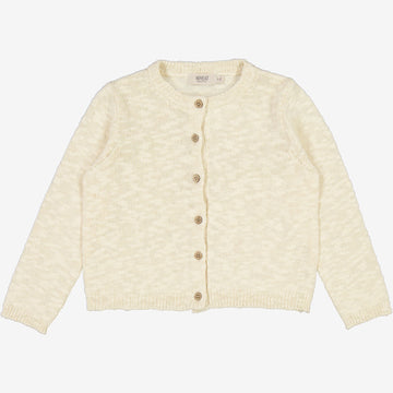 Wheat Main  Knit Cardigan Mille Knitted Tops 3129 eggshell 