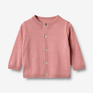 Wheat Main Knit Cardigan Nico Knitted Tops 2026 rose