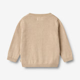 Wheat Main Knit Cardigan Sofus Knitted Tops 3354 warm sand