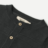 Wheat Main Knit Cardigan Sofus | Baby Knitted Tops 1432 navy