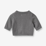 Wheat Main Knit Cardigan Sofus | Baby Knitted Tops 1525 autumn sky
