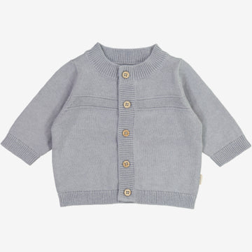 Wheat Main  Knit Cardigan Sofus | Baby Knitted Tops 1528 cloudy sky
