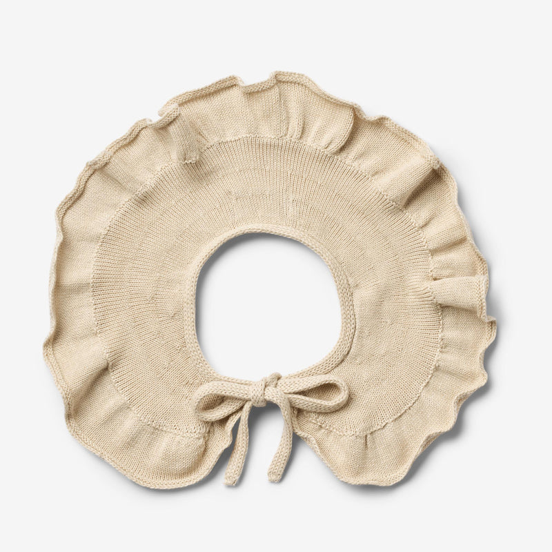 Wheat Main Knit Collar Edele Accessory 3191 offwhite