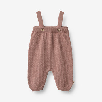 Wheat Main Knit Jumpsuit Sinna | Baby Suit 1349 lavender rose