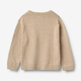 Wheat Main Knit Pullover Borris Knitted Tops 3354 warm sand