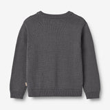 Wheat Main Knit Pullover Borris Knitted Tops 1201 stormy blue