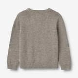 Wheat Main Knit Pullover Borris Knitted Tops 3229 warm grey melange