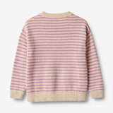 Wheat Main Knit Pullover Chris Knitted Tops 4501 iris stripe