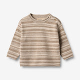 Wheat Main Knit Pullover Gunnar Knitted Tops 9574 warm sand stripe