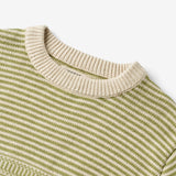 Wheat Main Knit Pullover Janus Knitted Tops 4122 sage