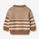 Wheat Main Knit Pullover Janus | Baby Knitted Tops 5073 caramel