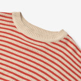 Wheat Main Knit Pullover Leise Knitted Tops 2078 red stripe