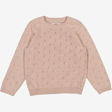 Wheat Main Knit Pullover Mira Knitted Tops 1356 pale lilac