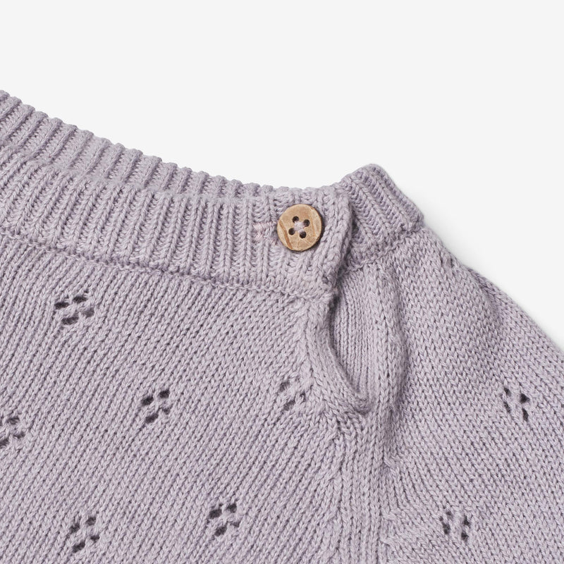 Wheat Main Knit Pullover Mira | Baby Knitted Tops 1346 lavender