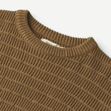 Wheat Main Knit Pullover Petro Knitted Tops 4143 green bark