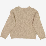 Wheat Knit Pullover Quinn Knitted Tops 1096 warm stone