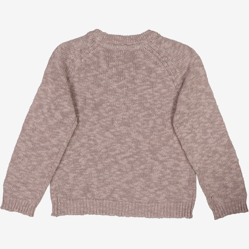 Wheat Main  Knit Pullover Quinn Knitted Tops 1494 purple dove