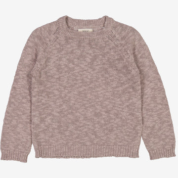 Wheat Main  Knit Pullover Quinn Knitted Tops 1494 purple dove