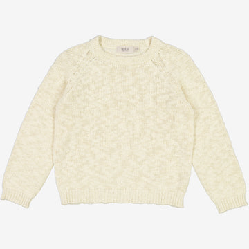 Wheat Main  Knit Pullover Quinn Knitted Tops 3129 eggshell 