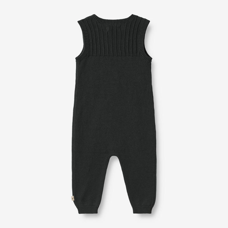 Wheat Main Knit Romper Vigge | Baby Suit 1432 navy