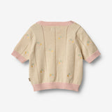 Wheat Main Knit Top S/S Malvina Top 3336 sandshell