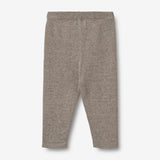 Wheat Main Knit Trousers Neel | Baby Trousers 3229 warm grey melange
