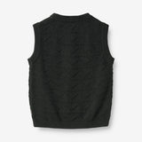 Wheat Main Knit Vest Bobby Knitted Tops 1432 navy