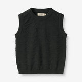 Wheat Main Knit Vest Bobby Knitted Tops 1432 navy