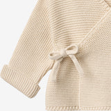 Wheat Main Knit Wraparound L/S Siva Cardigan 3336 sandshell