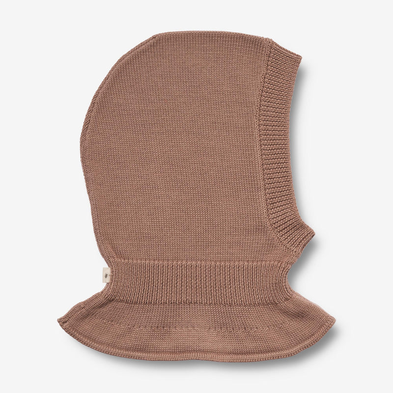 Wheat Outerwear Knitted Balaclava Ello | Baby Outerwear acc. 2121 berry dust