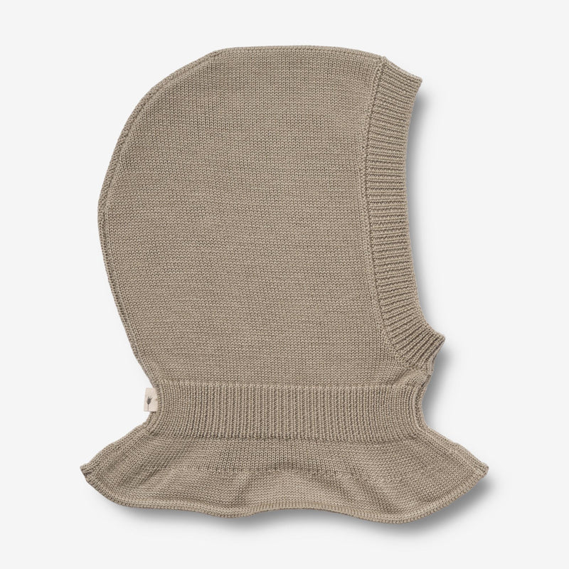 Wheat Outerwear Knitted Balaclava Ello | Baby Outerwear acc. 3239 beige stone