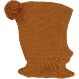 Wheat Outerwear Knitted Balaclava Pomi Outerwear acc. 3025 cinnamon melange