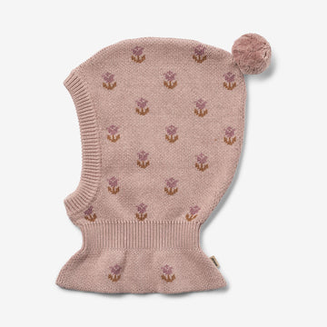 Wheat Outerwear Knitted Balaclava Sessie Outerwear acc. 1135 dry rose