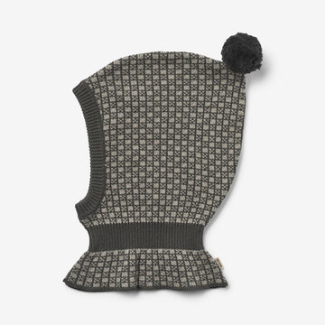 Wheat Outerwear Knitted Balaclava Steffan Outerwear acc. 1180 raven