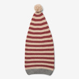 Wheat Main Knitted Christmas Hat Outerwear acc. 2078 red stripe