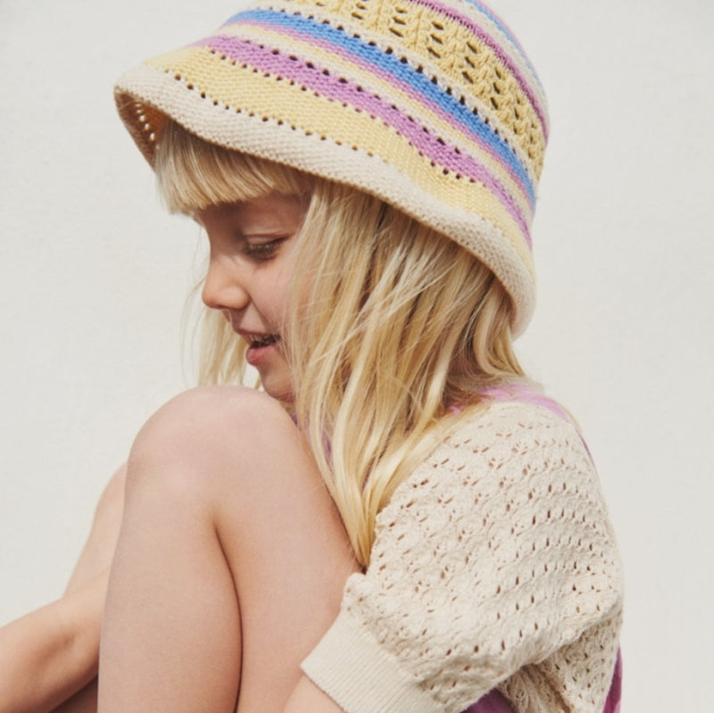 Wheat Main Knitted Hat Asta Acc 9042 multi