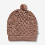 Wheat Outerwear Knitted Hat Ezel Outerwear acc. 2121 berry dust