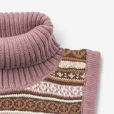 Wheat Outerwear Knitted Neckwarmer Lollo Outerwear acc. 1308 lavender dawn