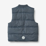Wheat Outerwear Lakas Puffer Vest Jacket 1292 greyblue
