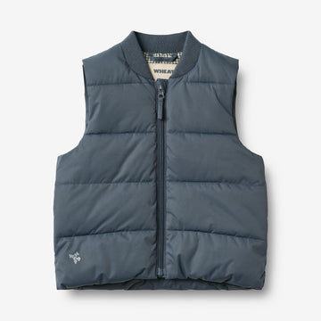 Wheat Outerwear Lakas Puffer Vest Jacket 1292 greyblue
