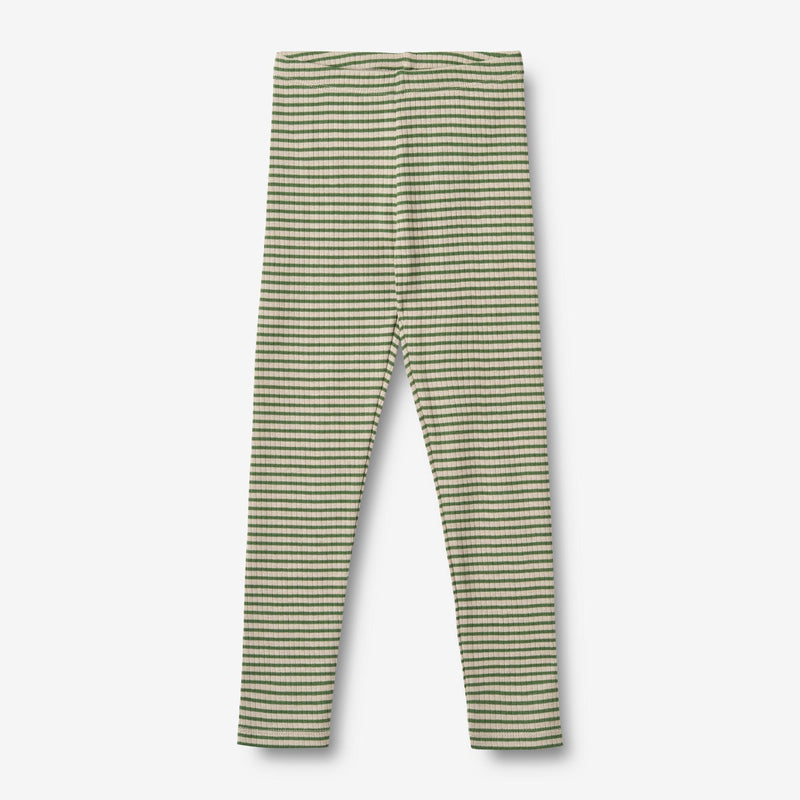 Green striped leggings hotsell