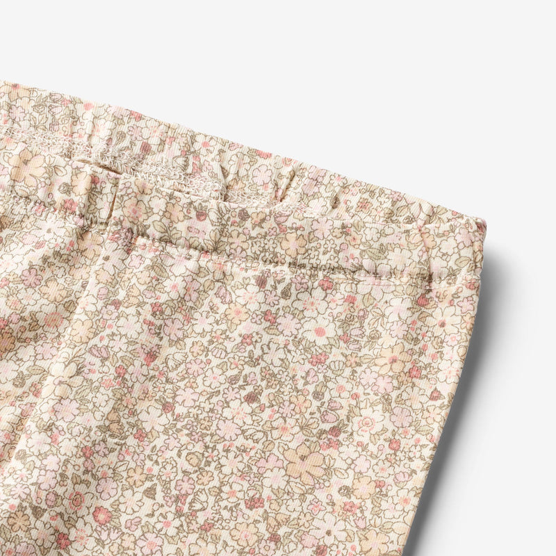 Wheat Main Leggings Jules | Baby Leggings 1250 cream flower meadow