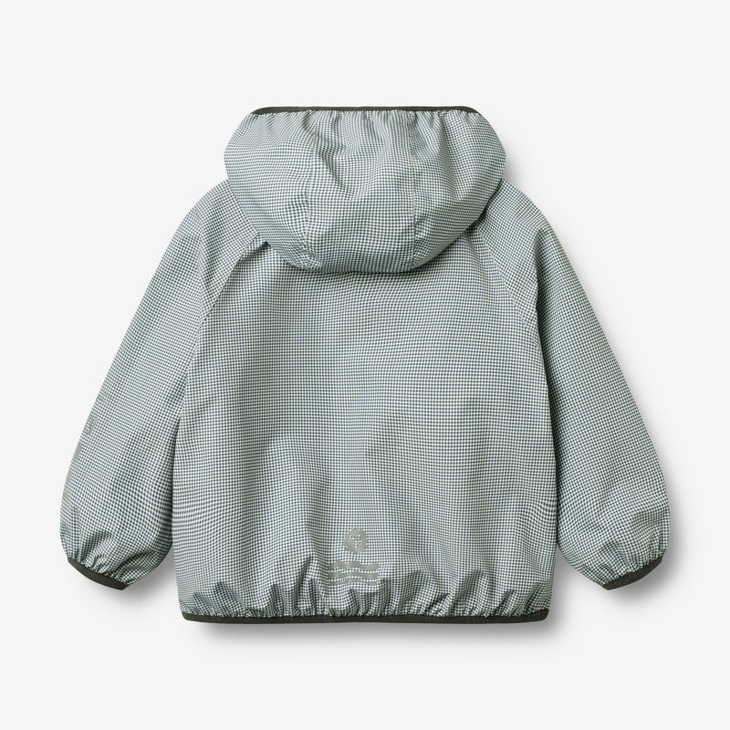 Check Shell Jacket Lightweight Shell Jacket Skyen - blue check – Wheat.eu