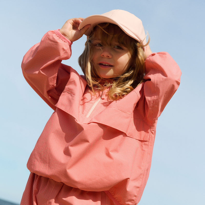 Lightweight Shell Jacket Skyen - red check – Wheat.eu