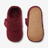 Wheat Footwear Marlin Felt Home Shoe | Baby Indoor Shoes 2120 berry