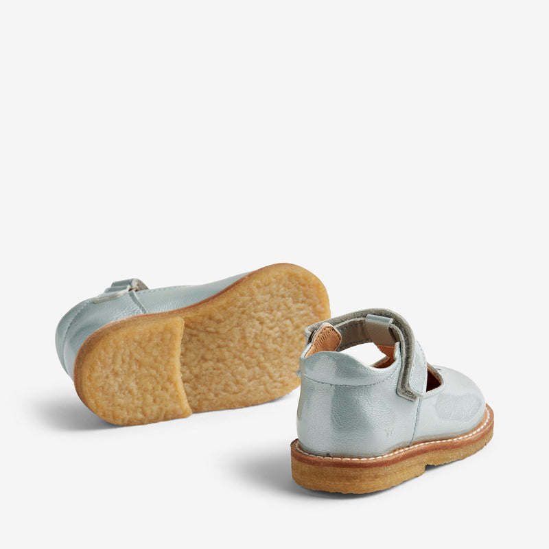 Wheat Footwear Mary Jane Asta Crepe 4030 light blue